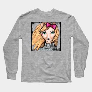 Cat Girl Long Sleeve T-Shirt